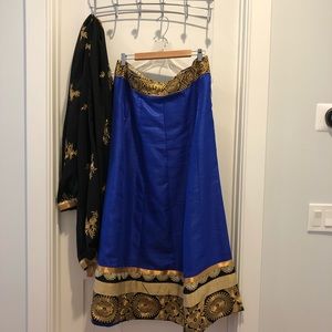 Custom Anarkali Indian Skirt set